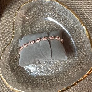 Morganite and Rose gold Bracelet